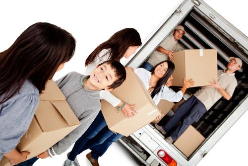 Removal truck hire vehicle ready for a Hackney home move