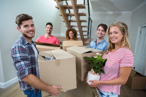 Moving home in Hackney with local streets and residential properties