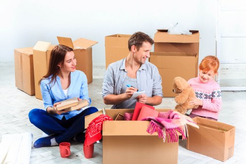 Residential removal service for a flat in Hackney
