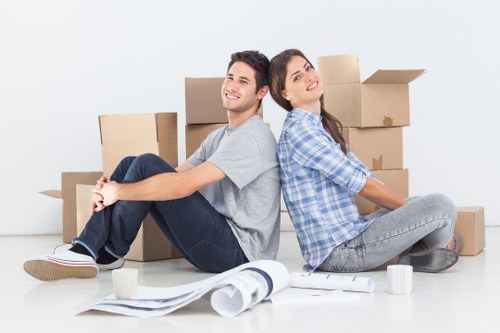 Team coordinating an office relocation in East London