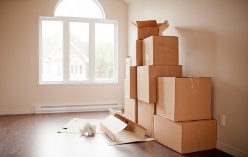 Removal team handling residential moves in Hackney